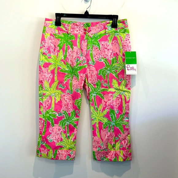 NEW Lilly Pulitzer Capri Cropped Pants